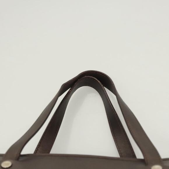 CELINE C Macadam Canvas Hand Bag Beige Gold - Picture 8 of 13